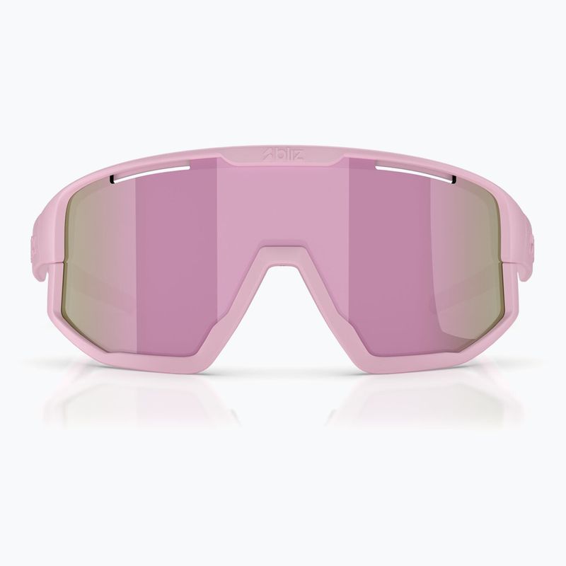 Bliz Vision matte powder pink/brown rosé multi sunglasses 2