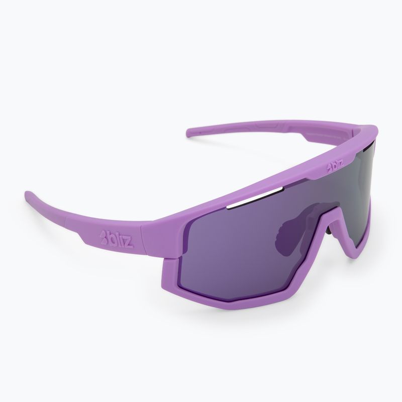 Bliz Vision matte purple/grey purple mirror sunglasses 2