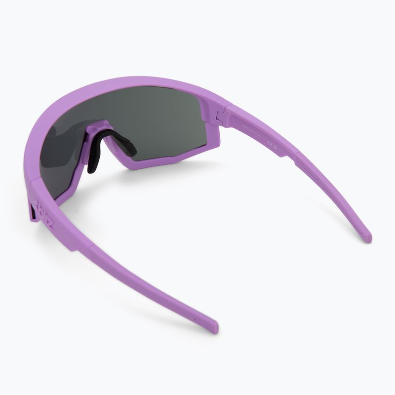 Bliz Vision matte purple/grey purple mirror sunglasses 3
