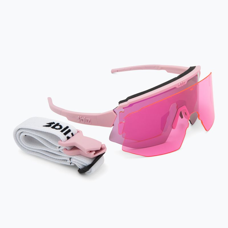Bliz Breeze matte powder pink/brown rosé multi/pink sunglasses