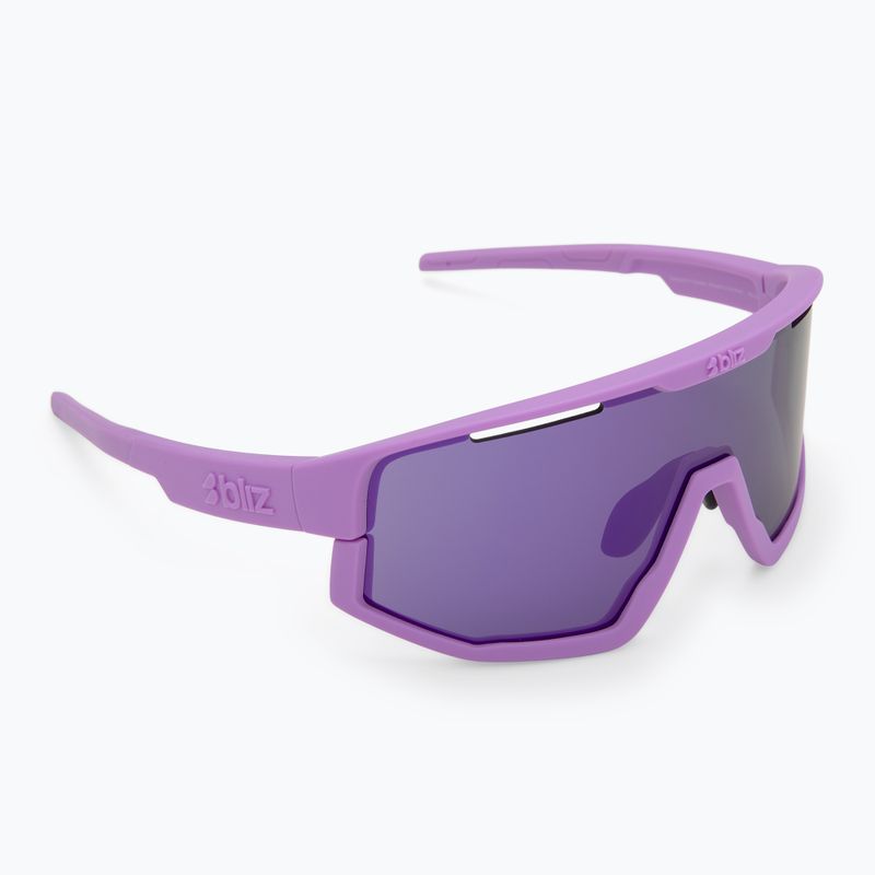 Bliz Fusion matte purple/grey purple mirror sunglasses 2