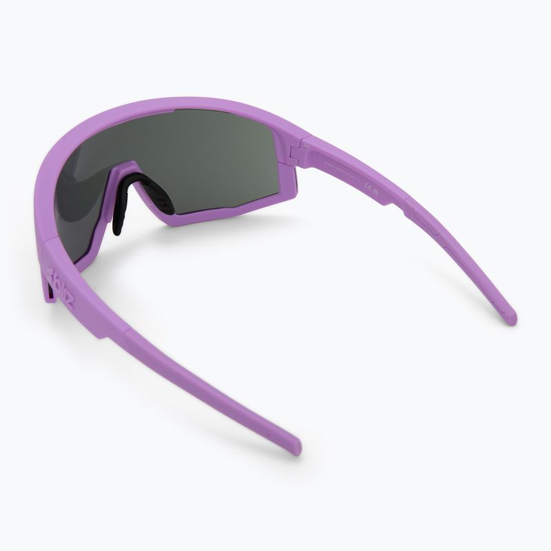 Bliz Fusion matte purple/grey purple mirror sunglasses 3