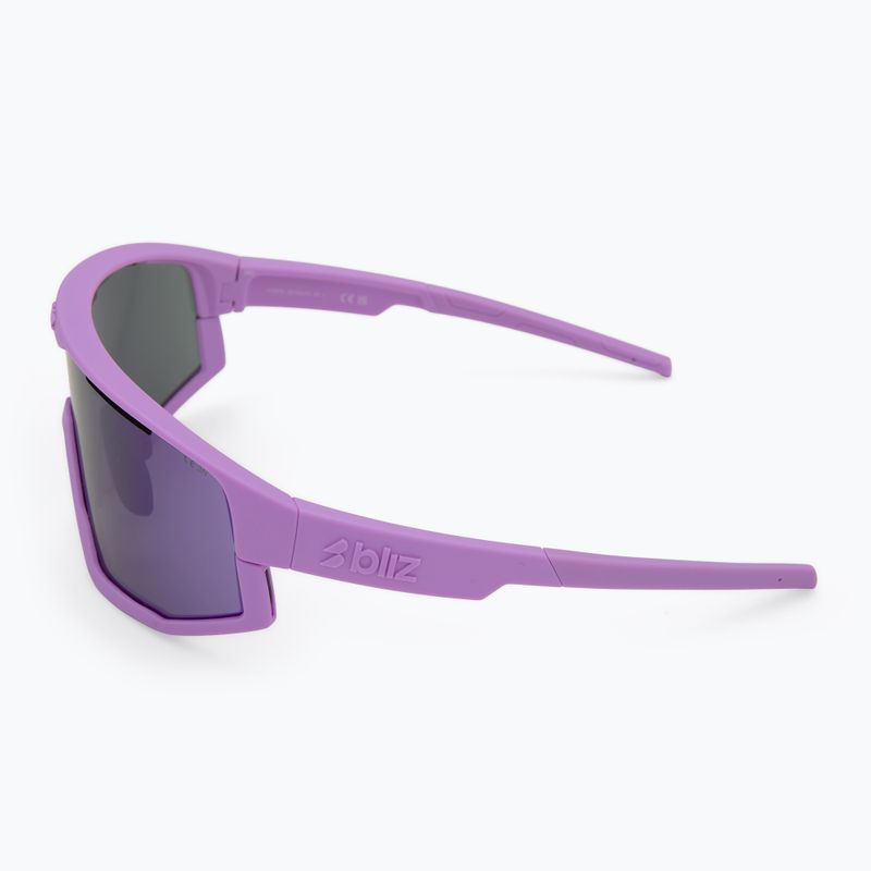 Bliz Fusion matte purple/grey purple mirror sunglasses 5