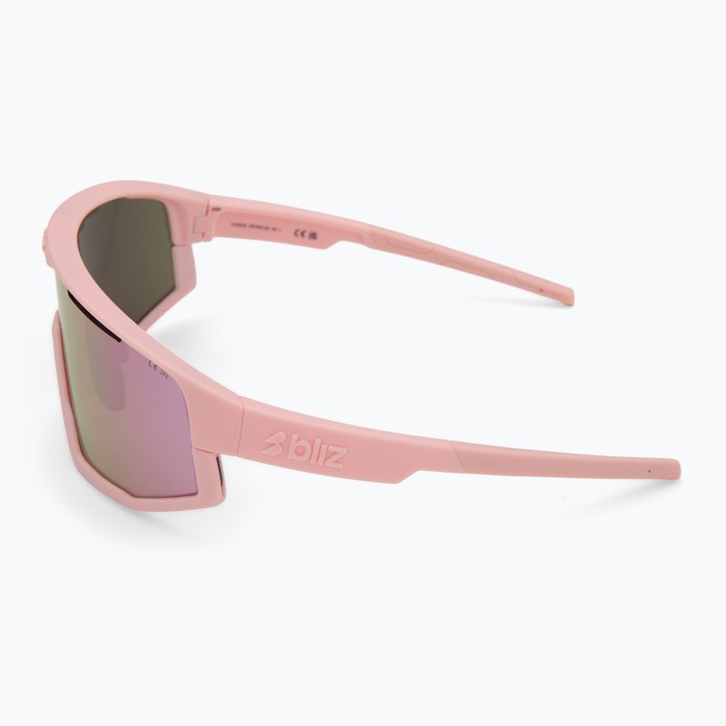 Bliz Fusion matte powder pink/brown rosé multi sunglasses 5