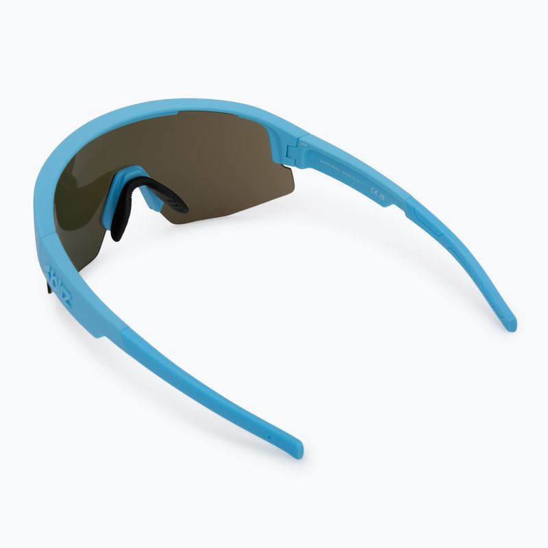 Bliz Matrix Small matte blue/grey blue mirror sunglasses 2