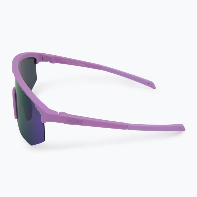 Bliz Hero Small matte purple/grey purple mirror sunglasses 4