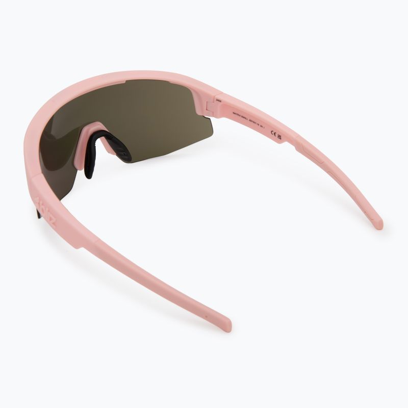 Bliz Hero Small matte powder pink/brown rosé multi sunglasses 2