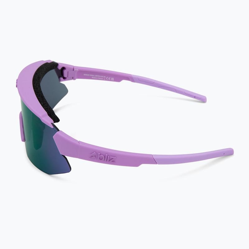 Bliz Breeze Small matte purple/grey purple mirror/pink sunglasses 5