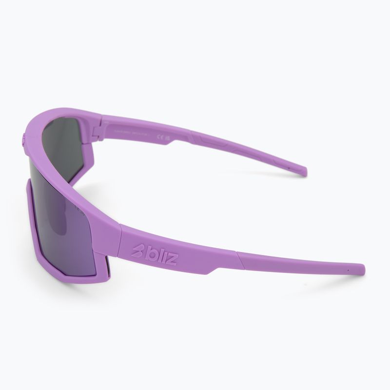 Bliz Fusion Small matte purple/grey purple mirror sunglasses 5