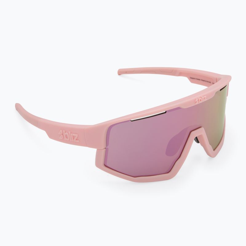 Bliz Fusion Small matte powder pink/brown rosé multi sunglasses 2