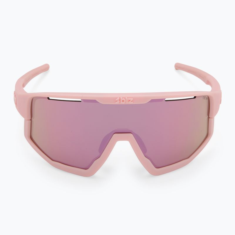 Bliz Fusion Small matte powder pink/brown rosé multi sunglasses 4