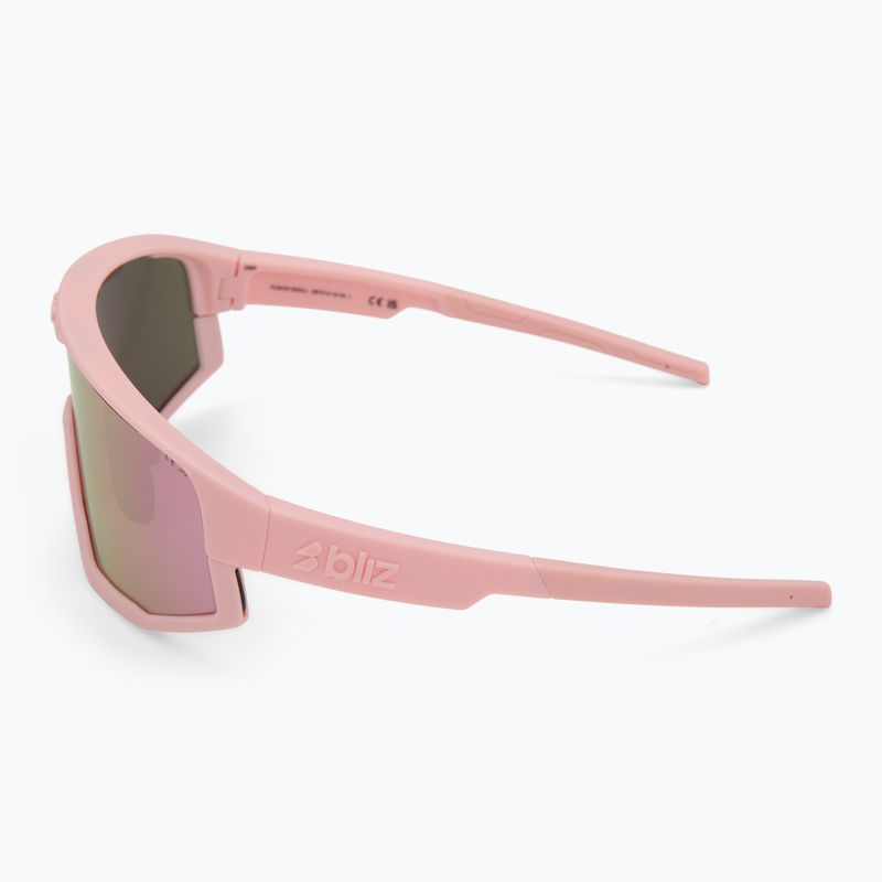 Bliz Fusion Small matte powder pink/brown rosé multi sunglasses 5
