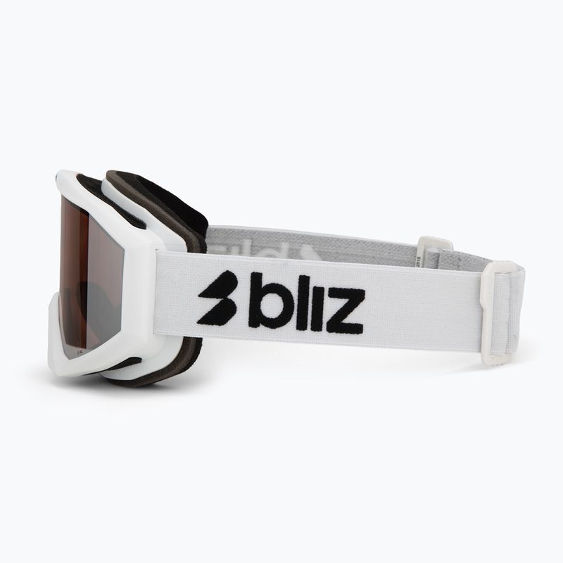 Ski goggles Bliz Liner matte white/pink/silver mirror 4