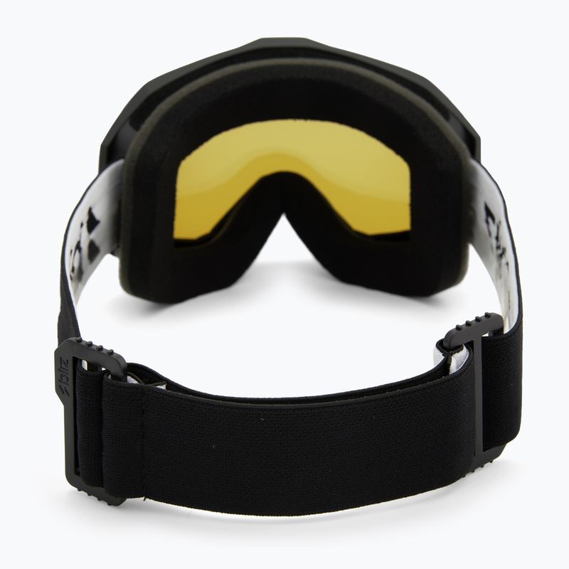 Ski goggles Bliz Liner matte black/orange/silver mirror 3