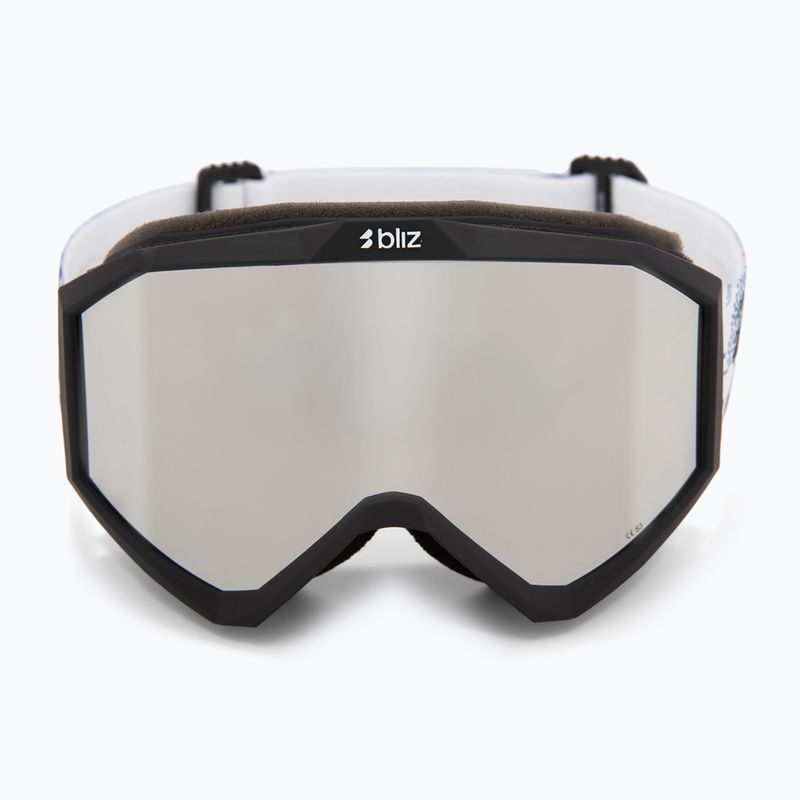 Children's ski goggles Bliz Liner Jr matte black/brown/silver mirror 2
