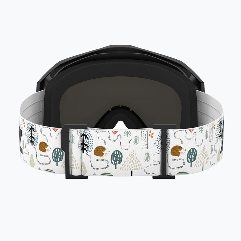 Children's ski goggles Bliz Liner Jr matte black/brown/silver mirror 7