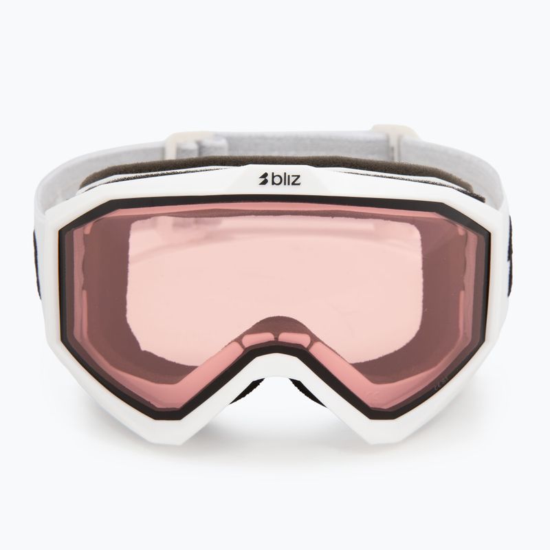 Children's ski goggles Bliz Liner Jr matte white/pink 2