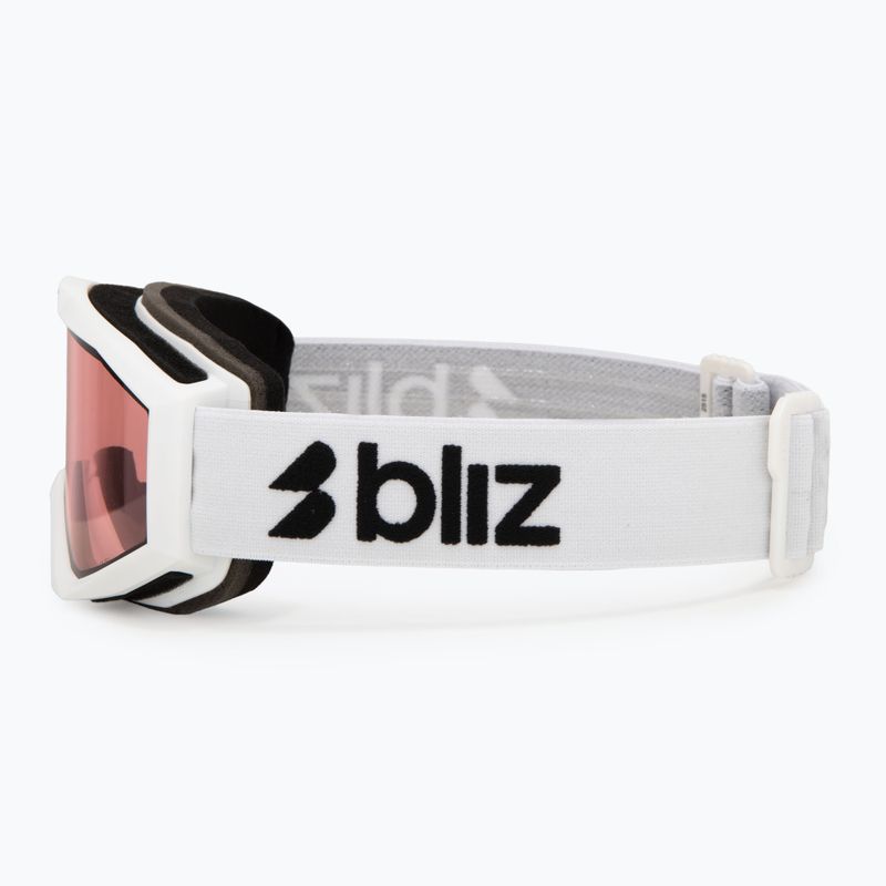 Children's ski goggles Bliz Liner Jr matte white/pink 4