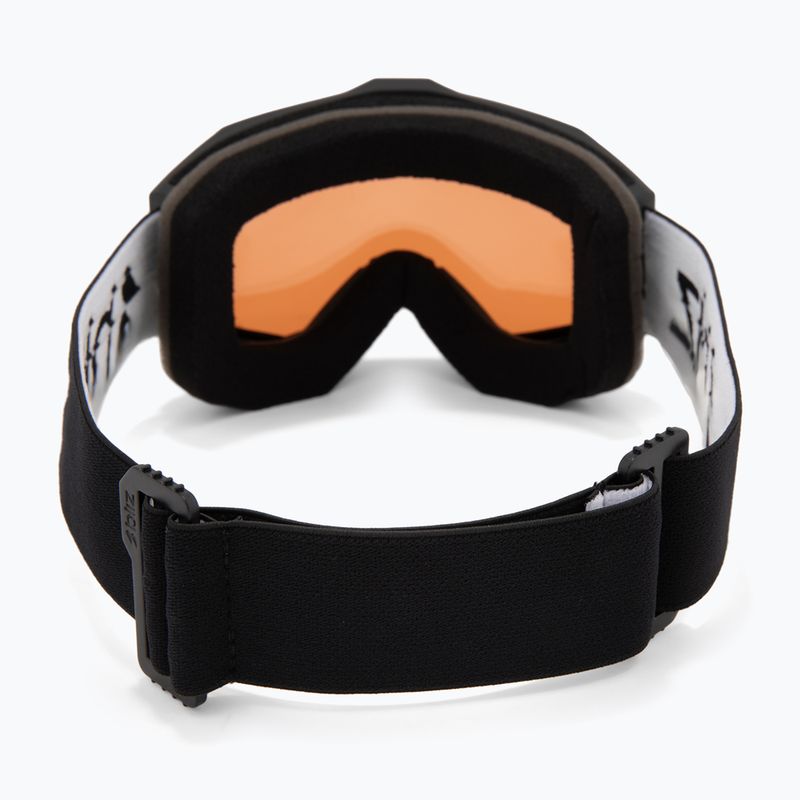 Children's ski goggles Bliz Liner Jr matte black/orange 3