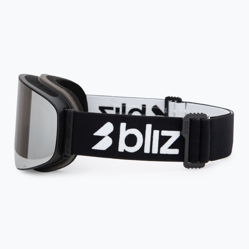 Ski goggles Bliz Flow matte black/smoke/silver mirror 4