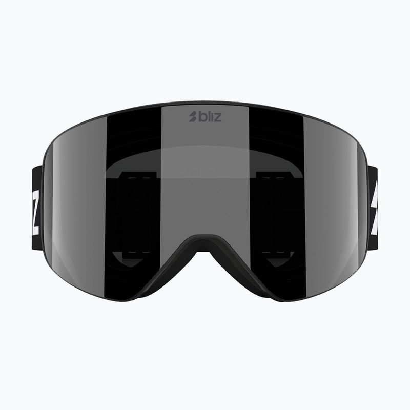 Ski goggles Bliz Flow matte black/smoke/silver mirror 7
