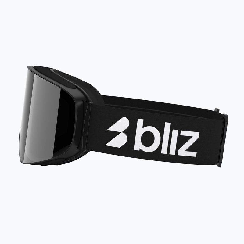 Ski goggles Bliz Flow matte black/smoke/silver mirror 9