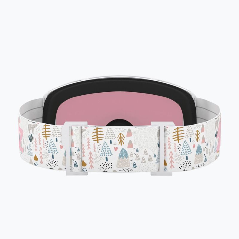Children's ski goggles Bliz Pixie Jr matte white/pink 3