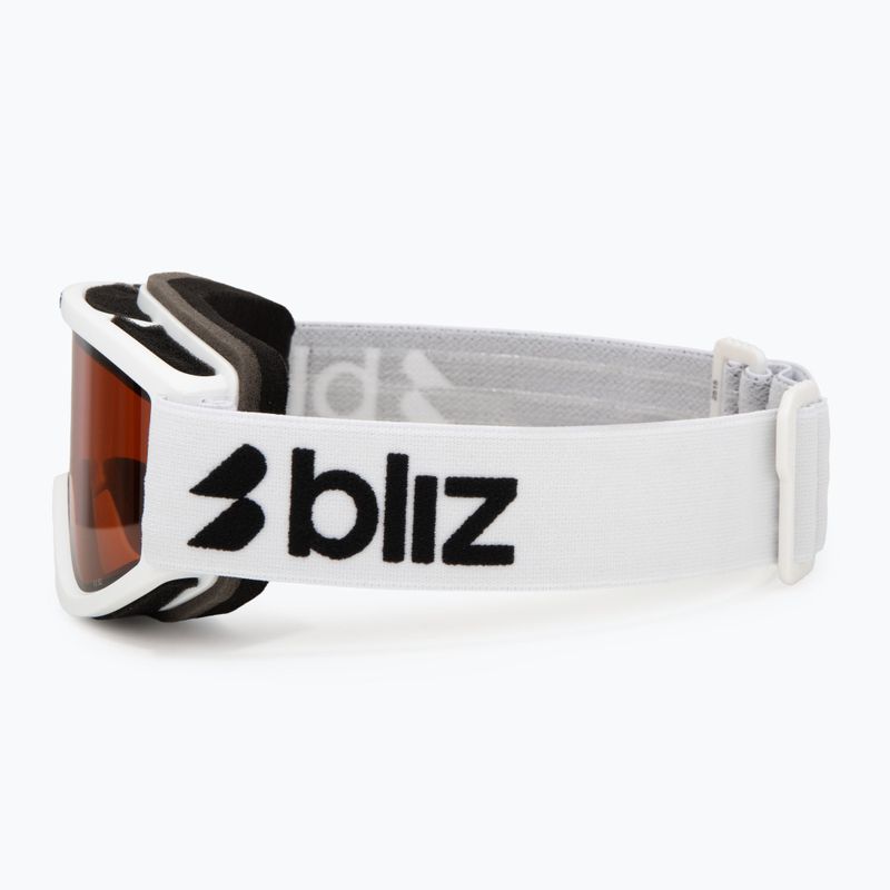 Children's ski goggles Bliz Pixie Jr matte white/orange 4