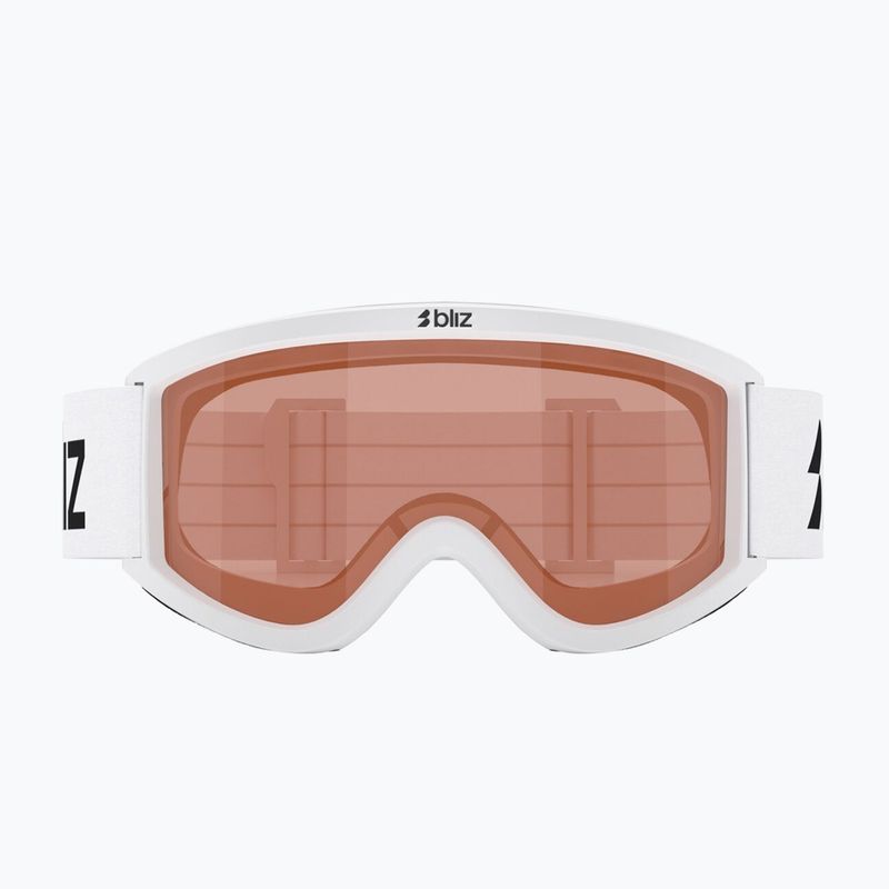 Children's ski goggles Bliz Pixie Jr matte white/orange 2