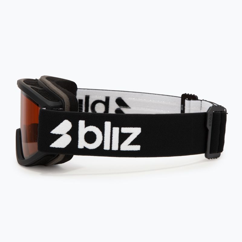 Children's ski goggles Bliz Pixie Jr matte black/orange 4