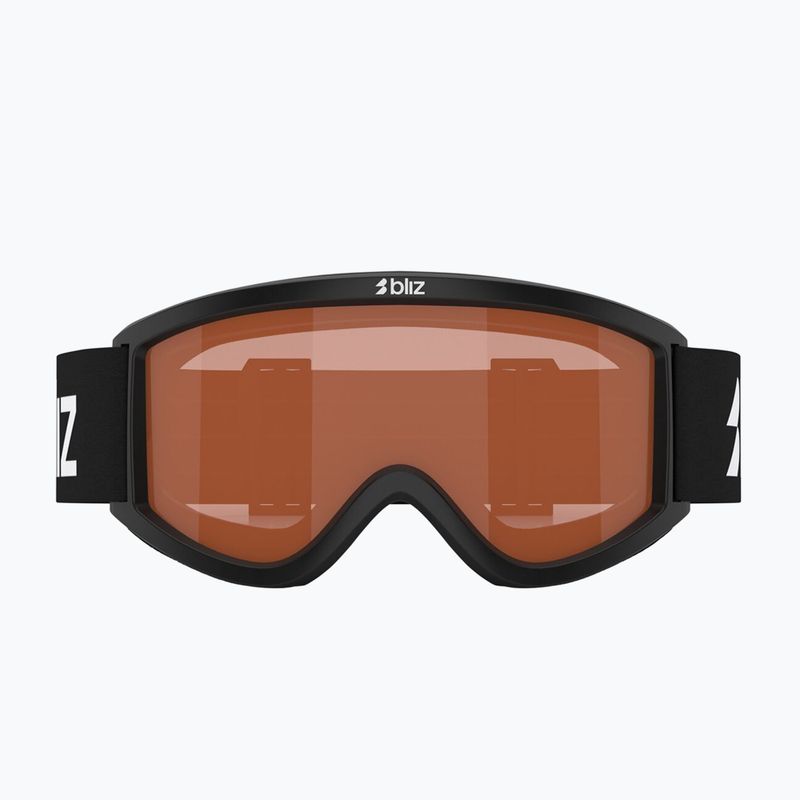 Children's ski goggles Bliz Pixie Jr matte black/orange 2
