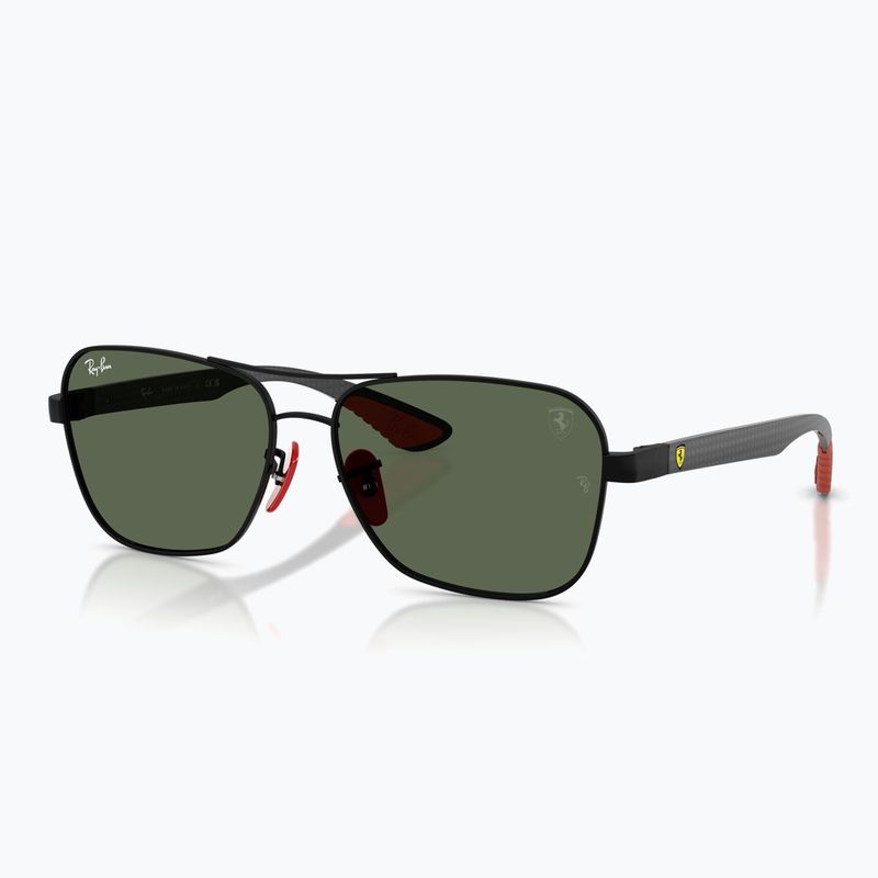 Sunglasses Ray-Ban Rb8336M Scuderia matt black/dark green 4