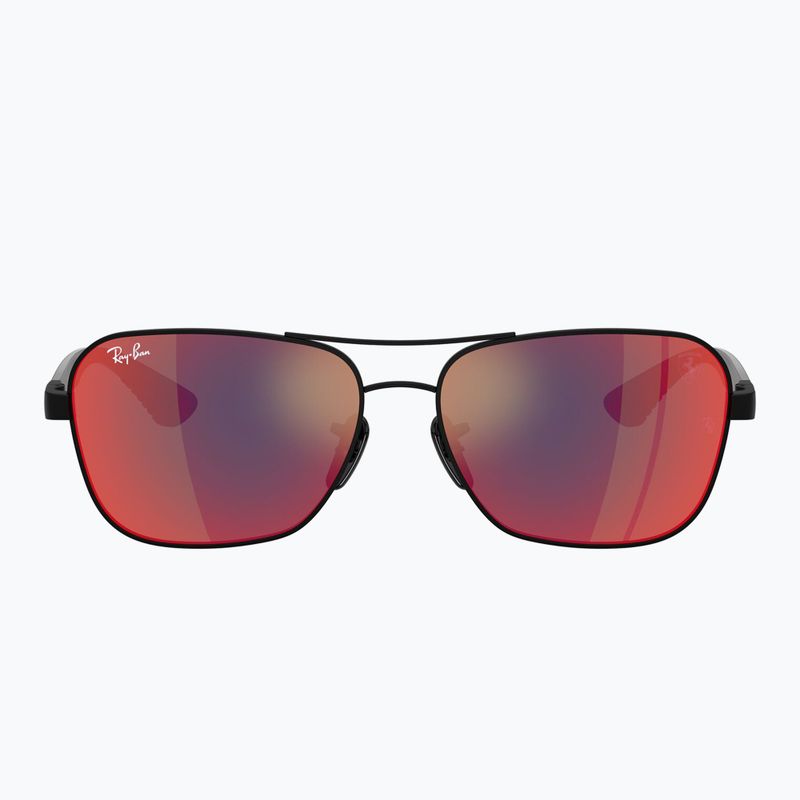 Sunglasses Ray-Ban Rb8336M Scuderia matt black/dark grey mirror blue/red 2