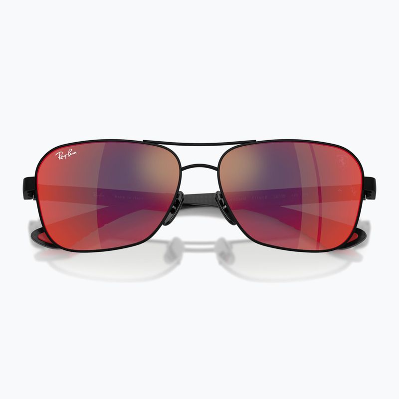 Sunglasses Ray-Ban Rb8336M Scuderia matt black/dark grey mirror blue/red 3