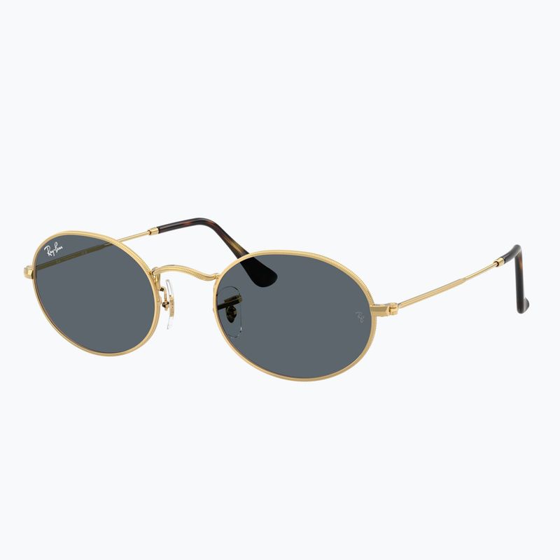 Sunglasses Ray-Ban Oval arista gold/blue 4