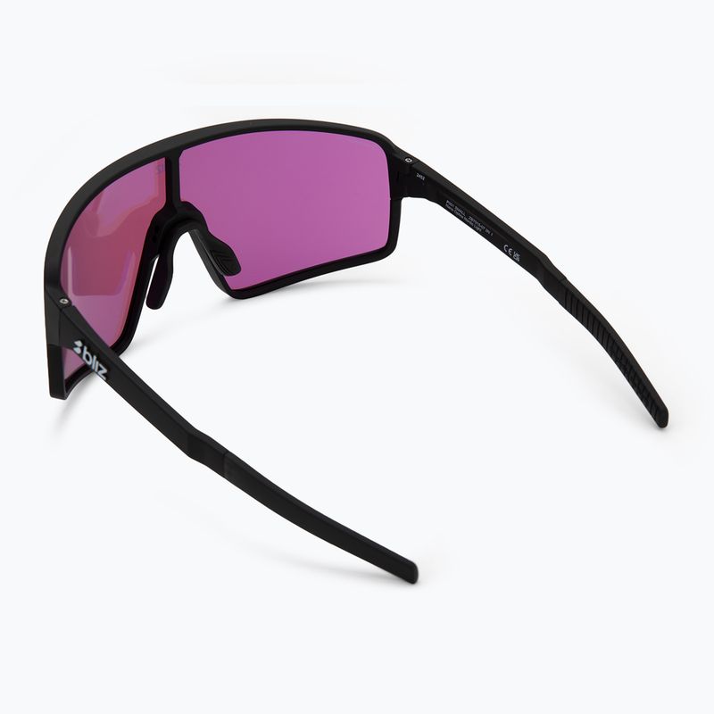 Bliz P001S Nano Optics Nordic Light matte black/begonia/violet blue multi sunglasses 2