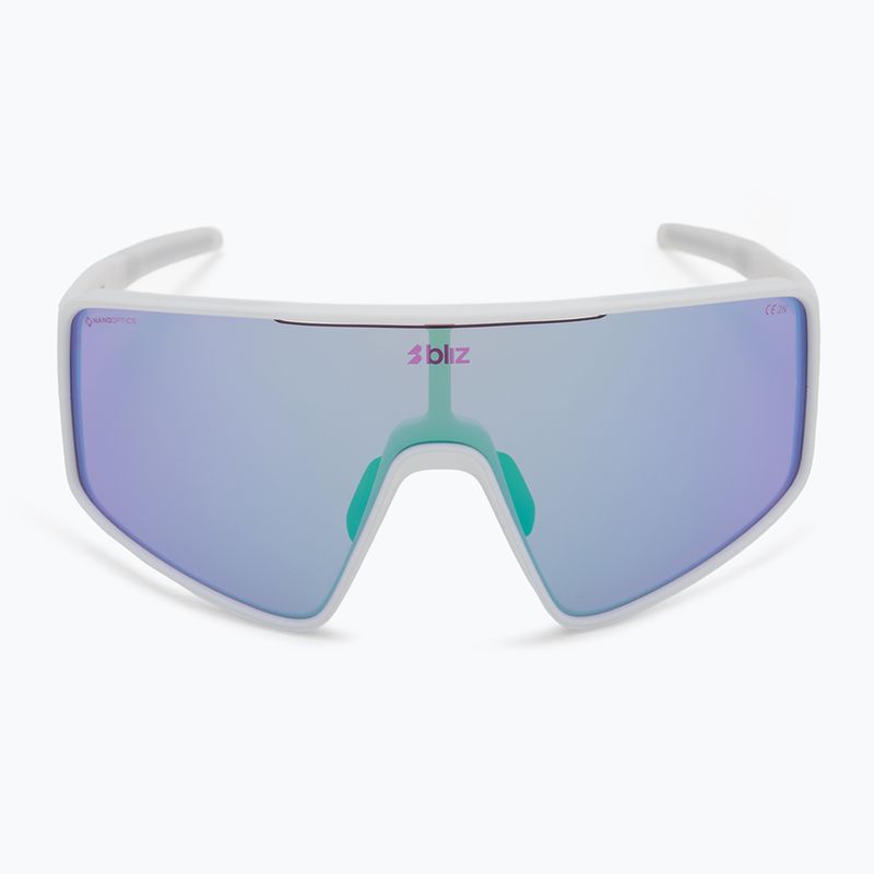 Bliz P001S Nano Optics Nordic Light matte white/begonia/violet blue multi sunglasses 3