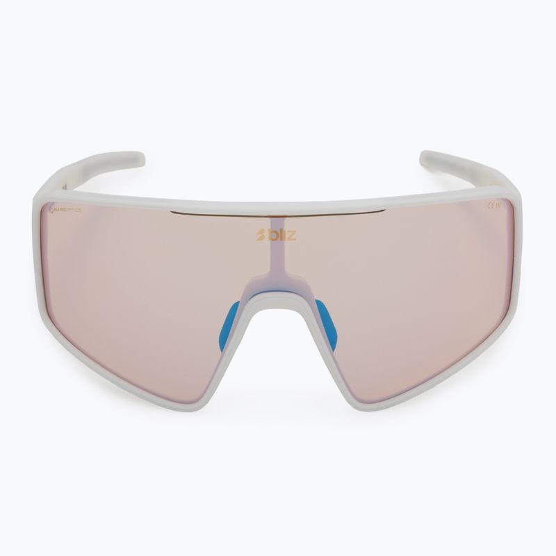 Bliz P001S Nano Optics Nordic Light matte white/coral/orange blue multi sunglasses 3