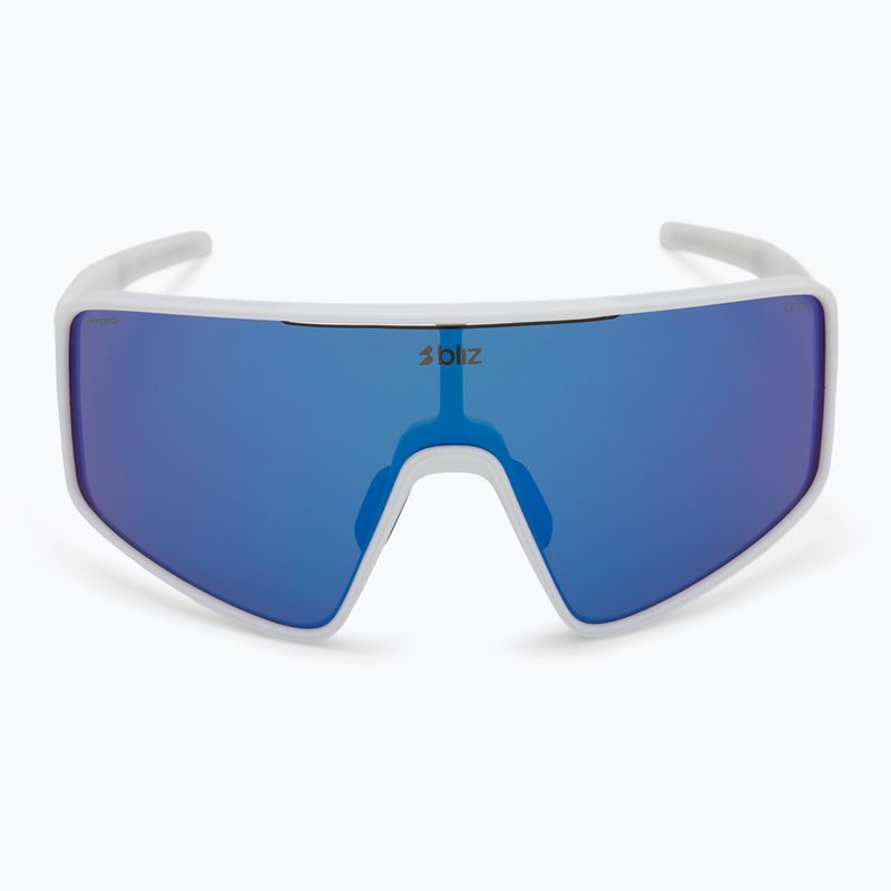 Bliz P001S matte white/grey blue mirror sunglasses 3