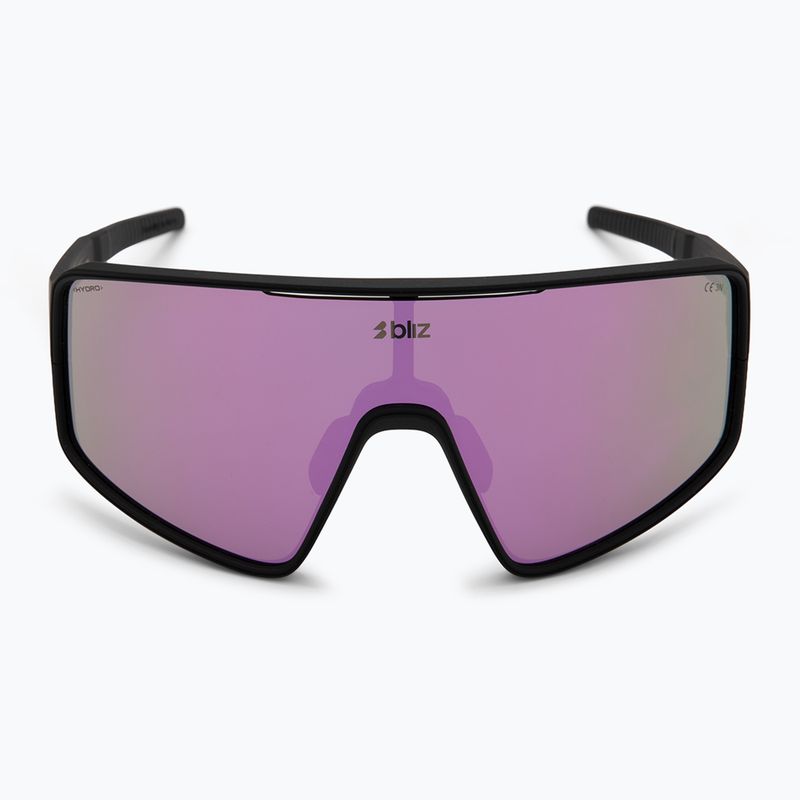 Bliz P001S matte black/brown pink mirror sunglasses 3