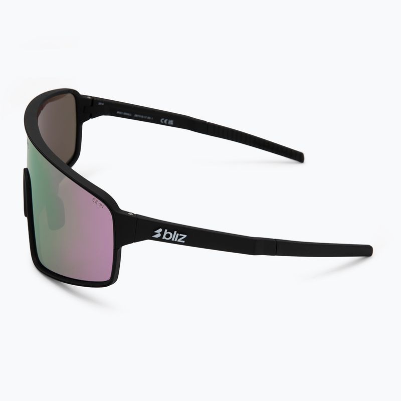 Bliz P001S matte black/brown pink mirror sunglasses 4