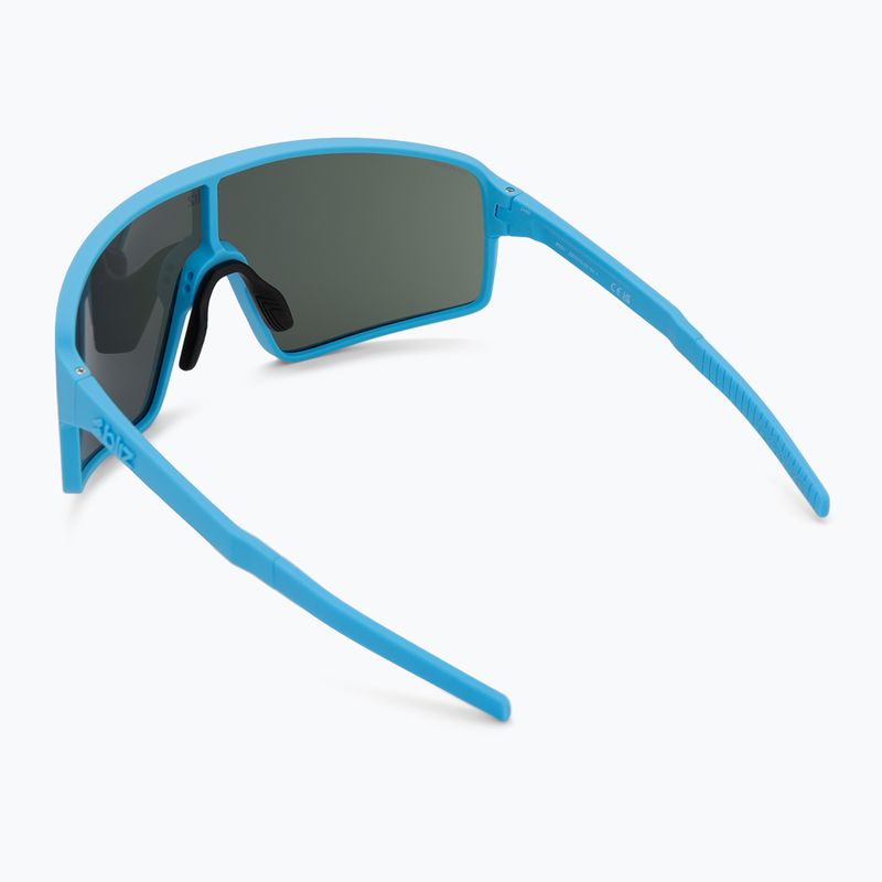 Bliz P001 matte blue/grey blue mirror sunglasses 2