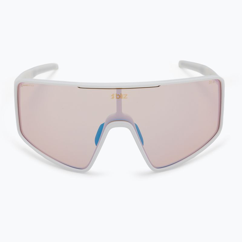 Bliz P001 Nano Optics Nordic Light matte white/coral/orange blue multi sunglasses 3