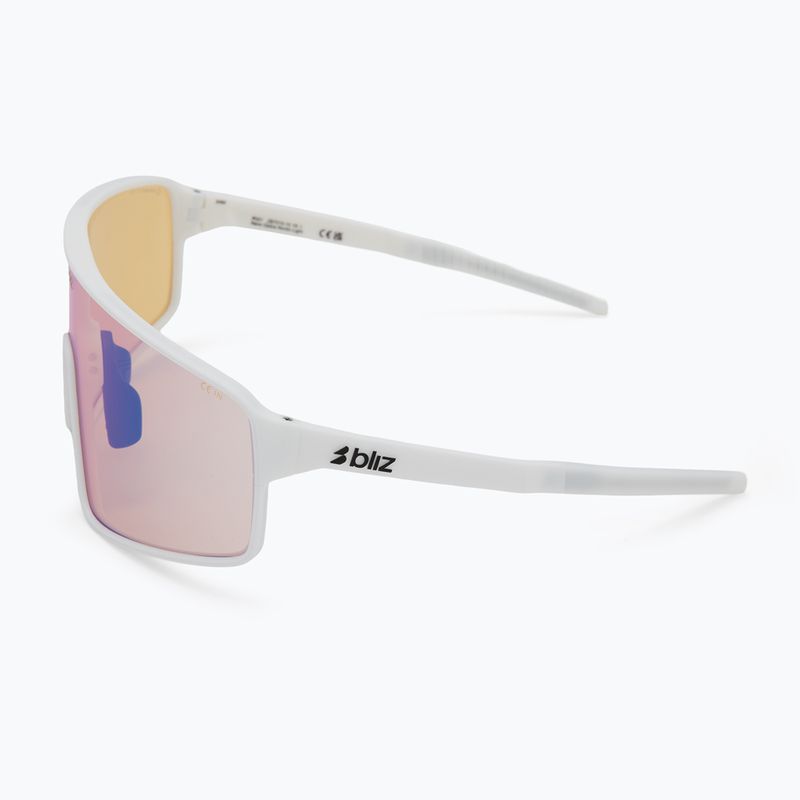 Bliz P001 Nano Optics Nordic Light matte white/coral/orange blue multi sunglasses 4