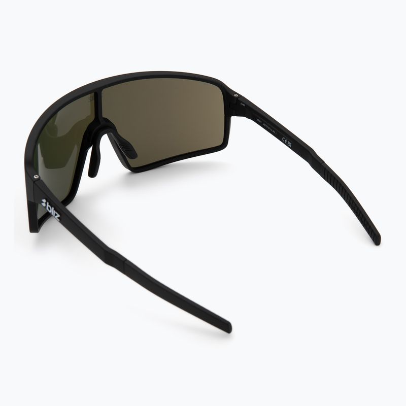 Bliz P001 matte black/grey blue mirror sunglasses 2