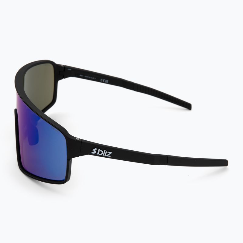 Bliz P001 matte black/grey blue mirror sunglasses 4