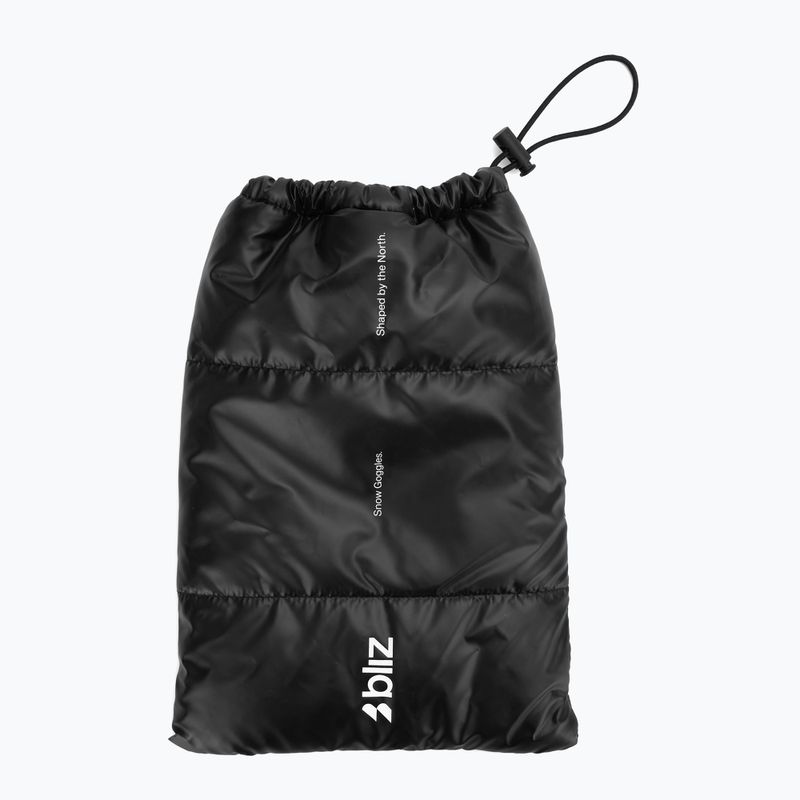 Bliz P001 matte white/brown red mirror sunglasses 5