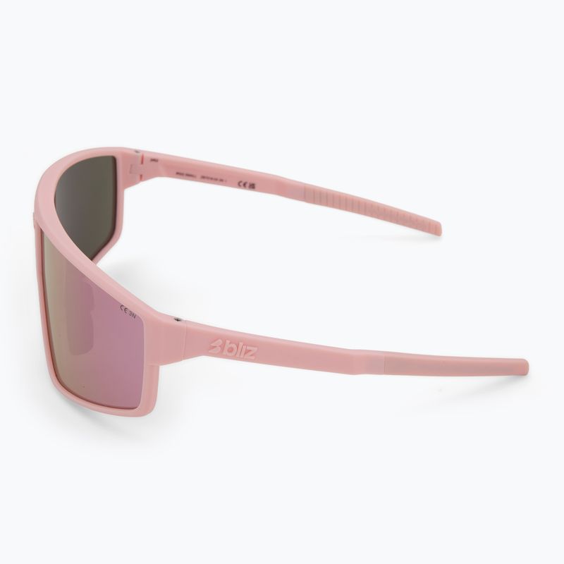 Bliz P002S matte powder pink/brown rosé multi sunglasses 4