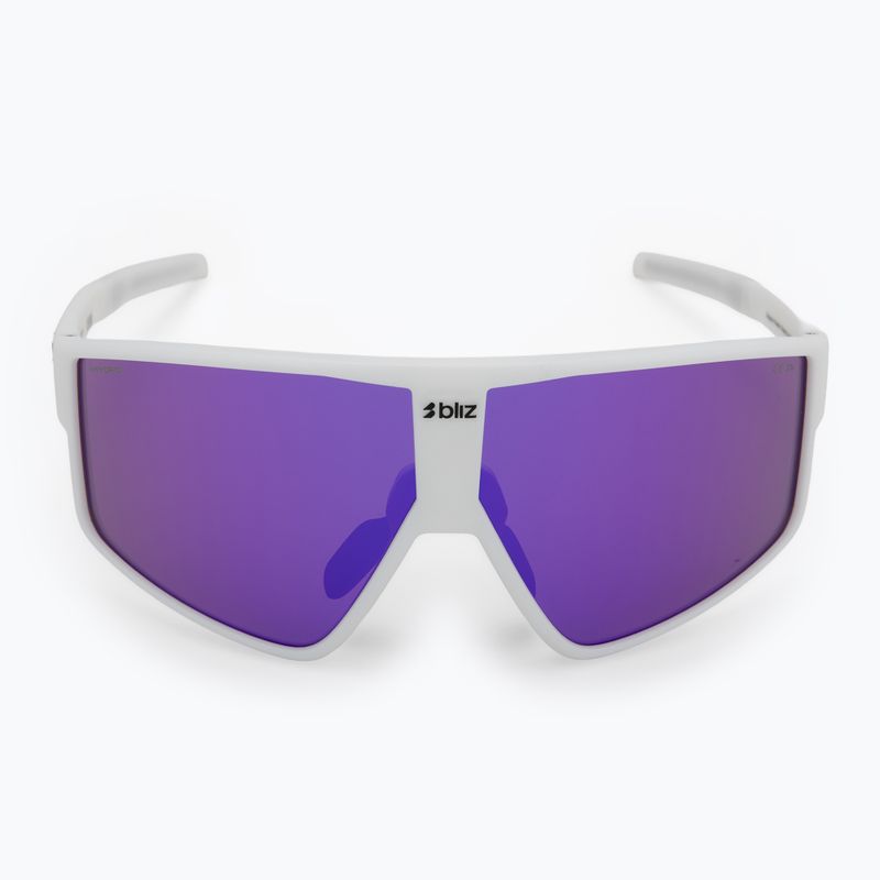 Bliz P002S matte white/brown purple multi sunglasses 3