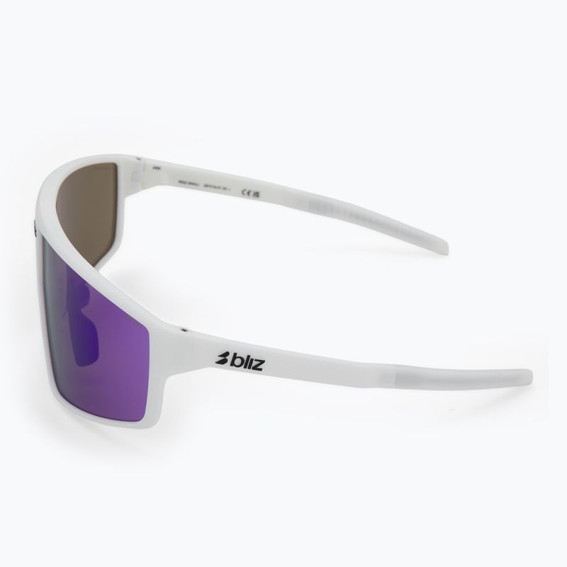 Bliz P002S matte white/brown purple multi sunglasses 4